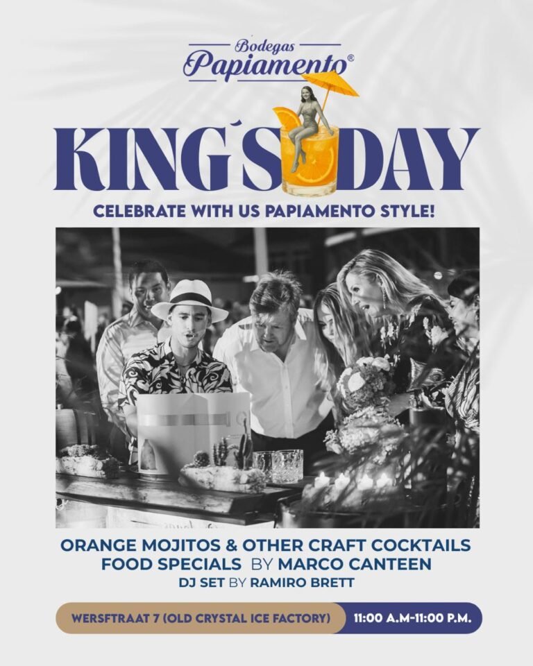 King's Day celebration in Aruba at Bodegas Papiamento